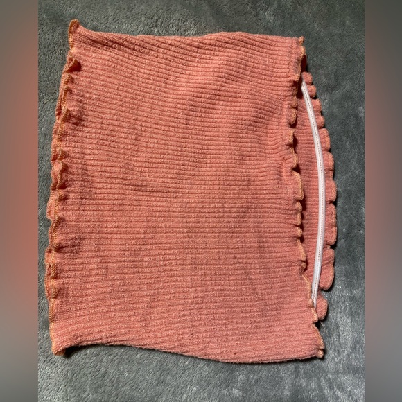 Ribbed pink tube top - Picture 2 of 3